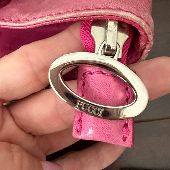 Authentic Emilio Pucci Pink Leather Tote Bag - Picture 7 of 7